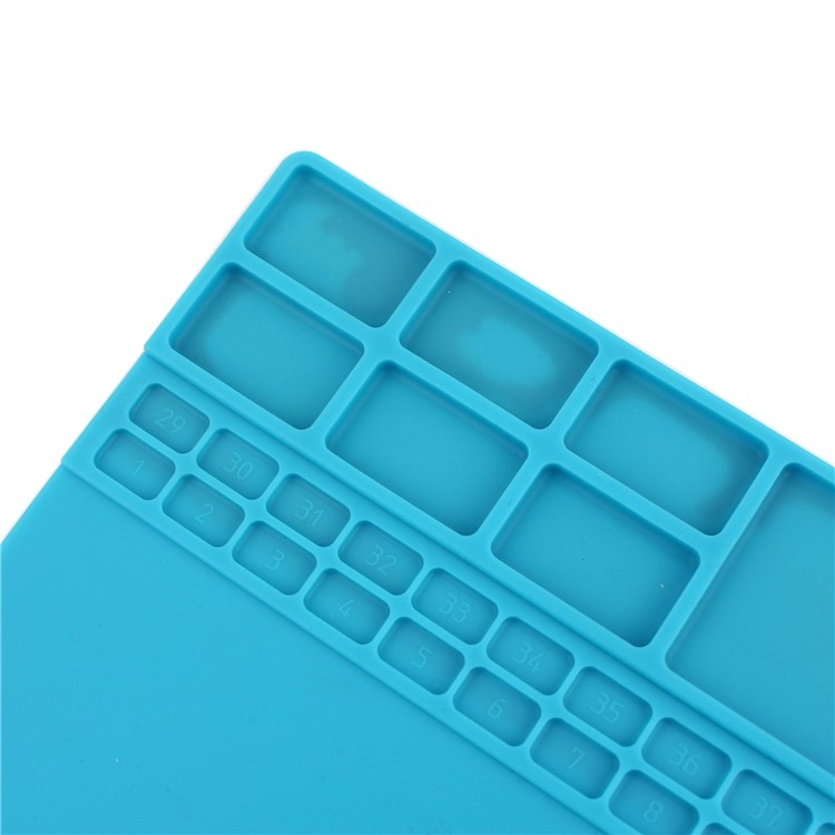 Almofada De Solda Magnética Do Silicone Da Isolação Térmica P8840 Para O Reparo Do Telefone, Tamanho: 400x300x5mm-4