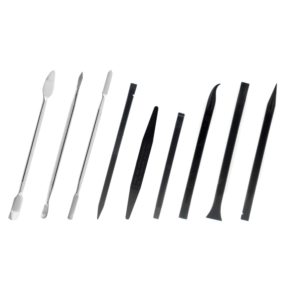 JF-8169 17 in 1 Mobile Phone Opening Pry Tool Tweezers Crowbars Repair Kit-3