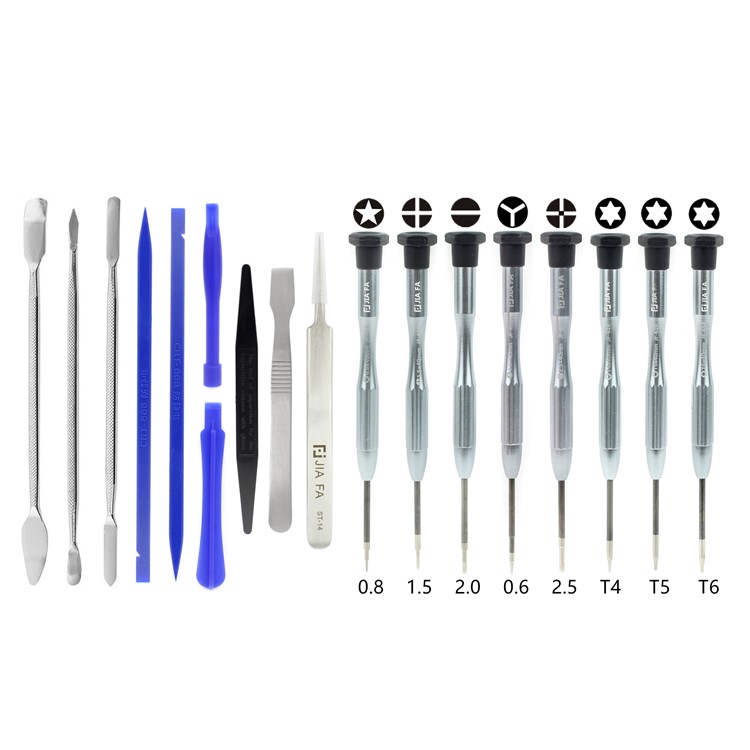JF-8171 18 in 1 Mobile Phone Opening Pry Tool Screwdriver Crowbars Repair Kit-1