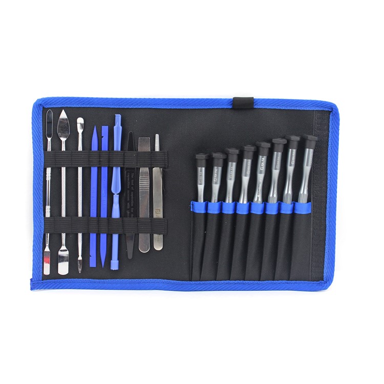 JF-8171 18 in 1 Mobile Phone Opening Pry Tool Screwdriver Crowbars Repair Kit-4