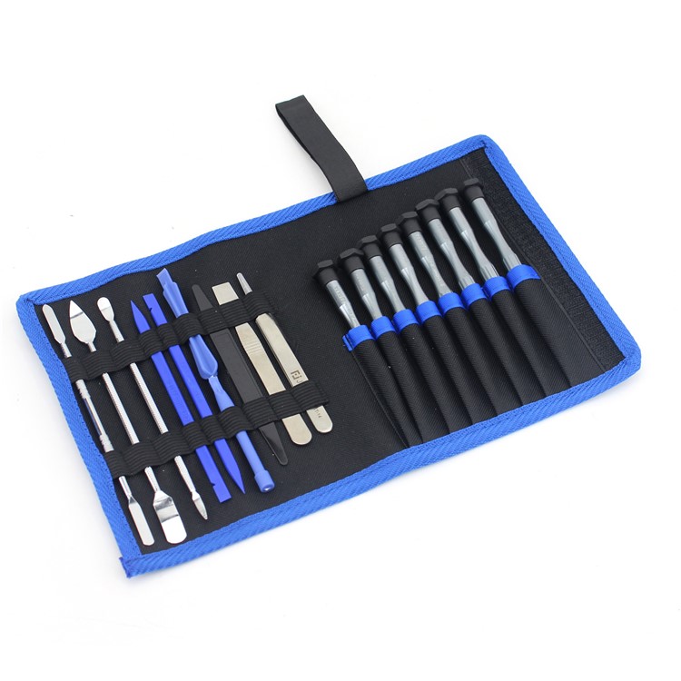 JF-8171 18 in 1 Mobile Phone Opening Pry Tool Screwdriver Crowbars Repair Kit-5