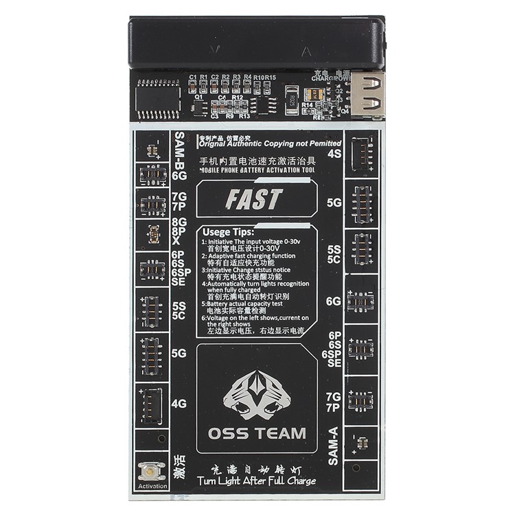 W218 Professional Battery Fast Charger Activated Board Circuit Tester Plate Tool-3