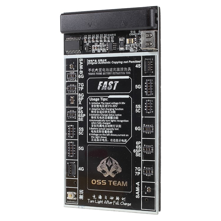 W218 Professional Battery Fast Charger Activated Board Circuit Tester Plate Tool-4