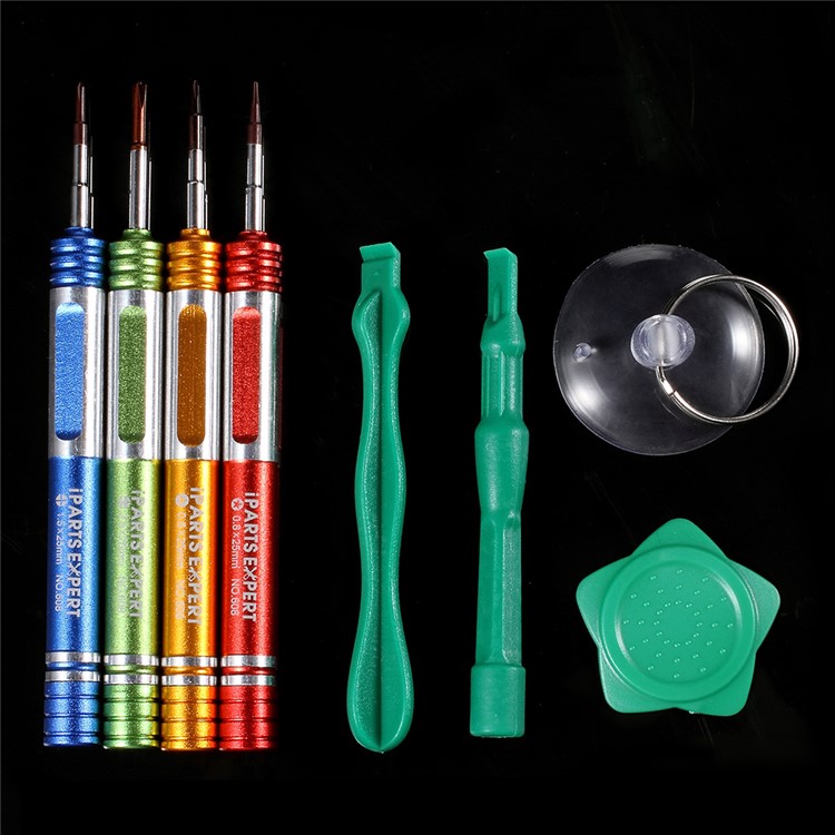IPARTS EXPERT 8-in-1 Professional Non-slip Handle Screwdriver Repair Tool-36