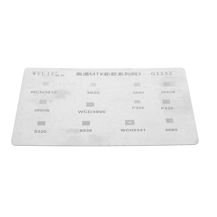 WYLIE G1132 Professional BGA Reballing Stencil Net Repair Tool-3