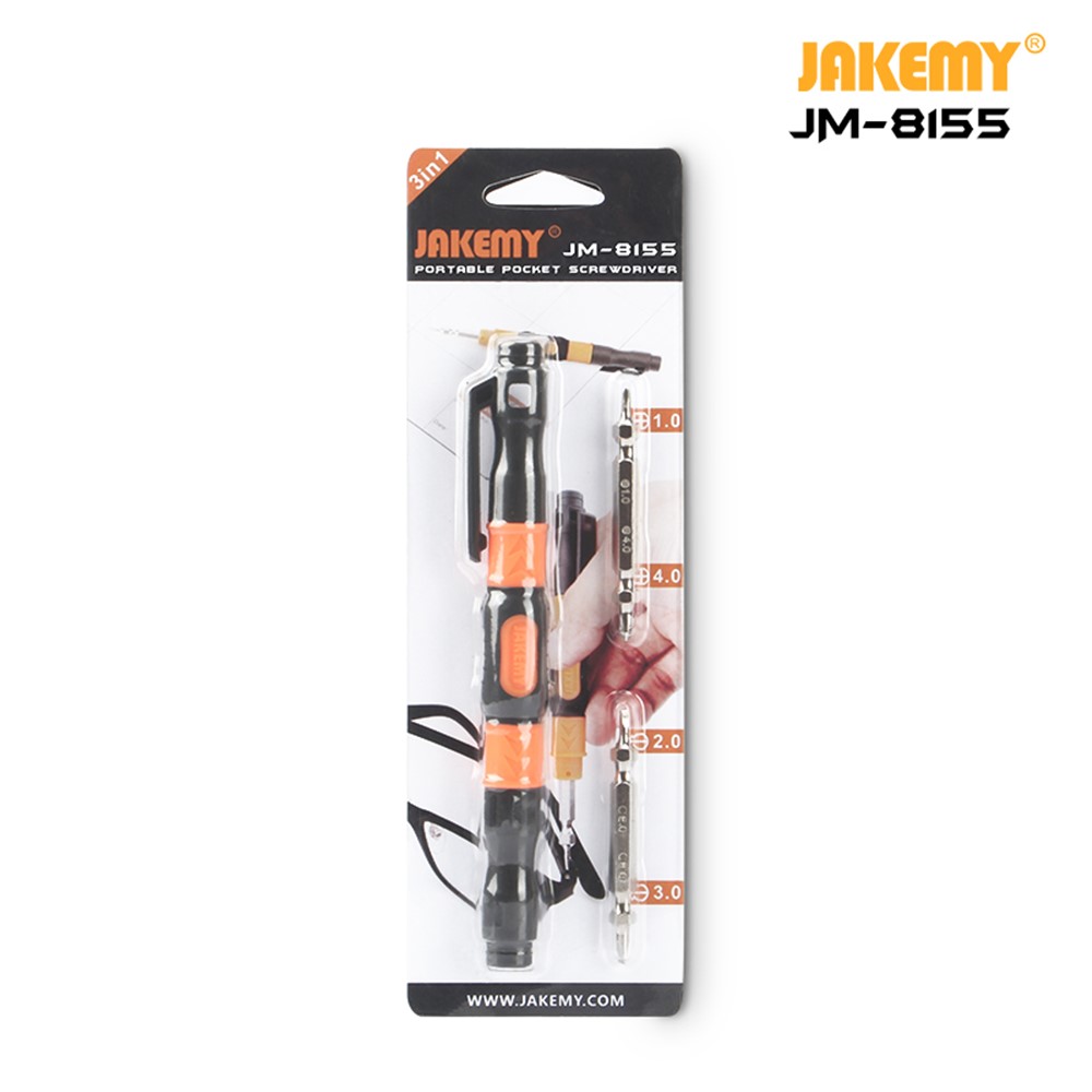 JAKEMY JM-8155 3 in 1 Portable Pocket Screwdriver Set-9