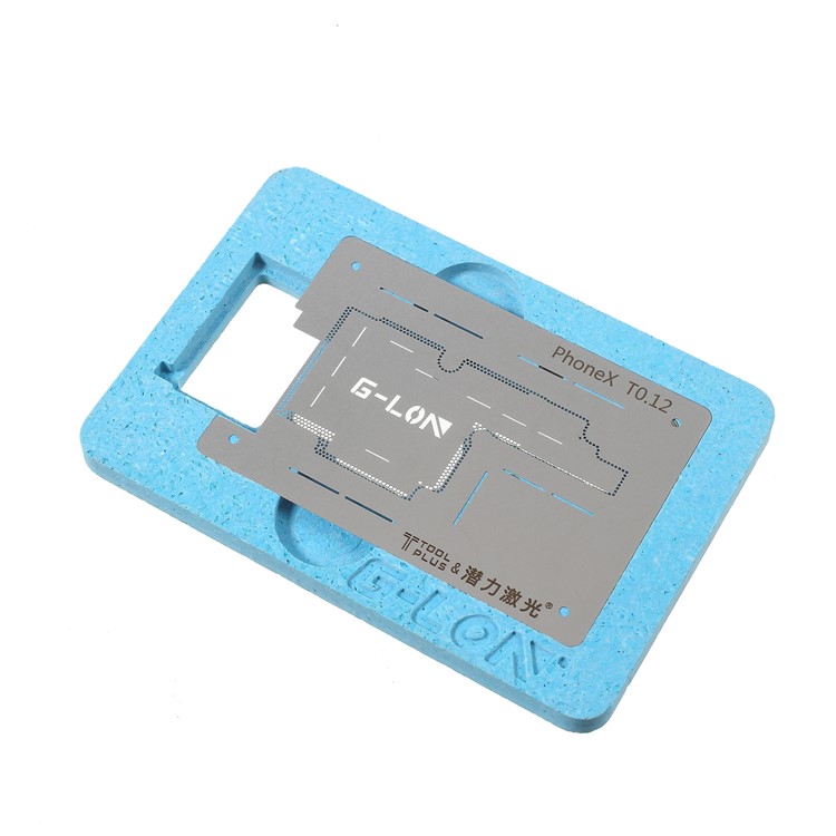 G-LON Locating Steel Net Magnetic Solder Tin Platform for iPhone X Motherboard and Connector BGA-1