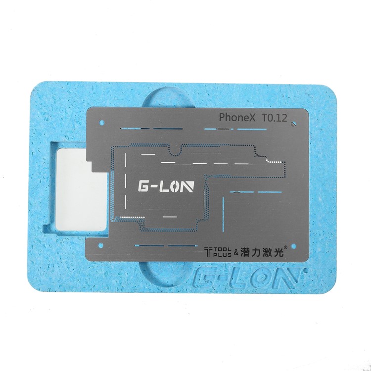 G-LON Locating Steel Net Magnetic Solder Tin Platform for iPhone X Motherboard and Connector BGA-4