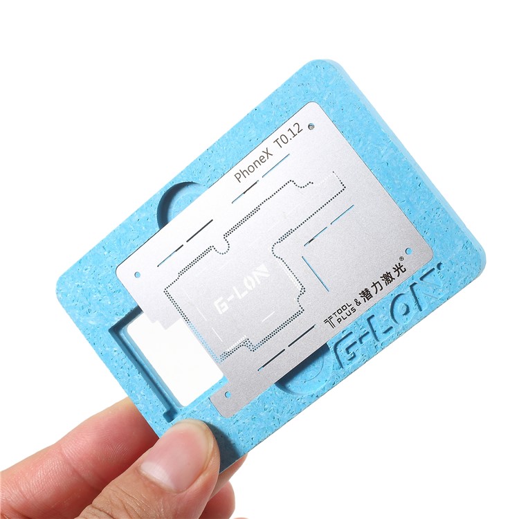G-LON Locating Steel Net Magnetic Solder Tin Platform for iPhone X Motherboard and Connector BGA-6