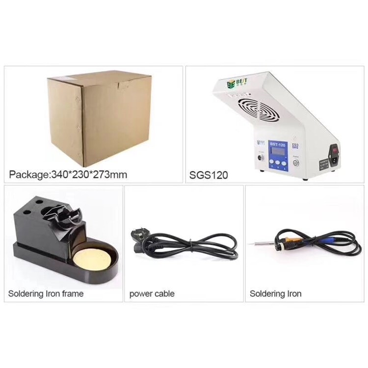 BEST BST-120 Soldering Station with Air Absorber - 110V-6