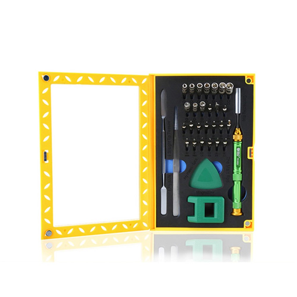 Melhor BST-8929 Multi-função Chave De Fenda Set Kit Chave De Fenda De Alta Precisão Com Pinça Pinça Magnetizador-5
