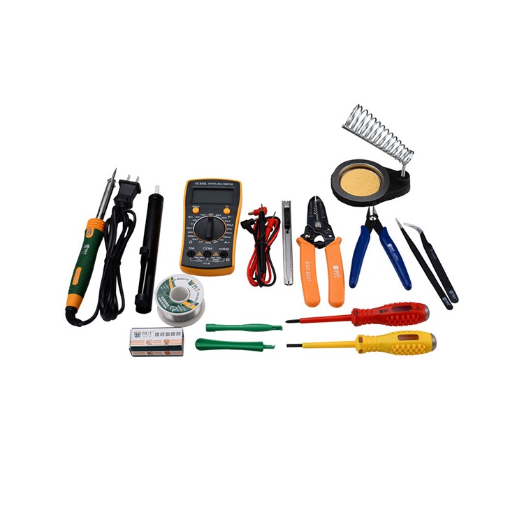 BEST BST-113 16Pcs Household Multi-functional Tools Kit Repair Solder Multimeter-1