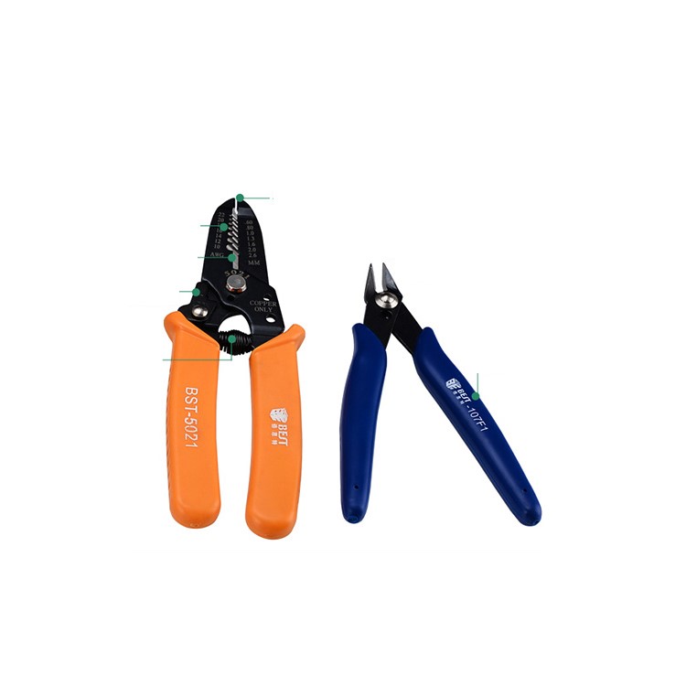 BEST BST-113 16Pcs Household Multi-functional Tools Kit Repair Solder Multimeter-10