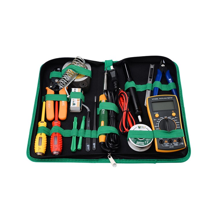 BEST BST-113 16Pcs Household Multi-functional Tools Kit Repair Solder Multimeter-2
