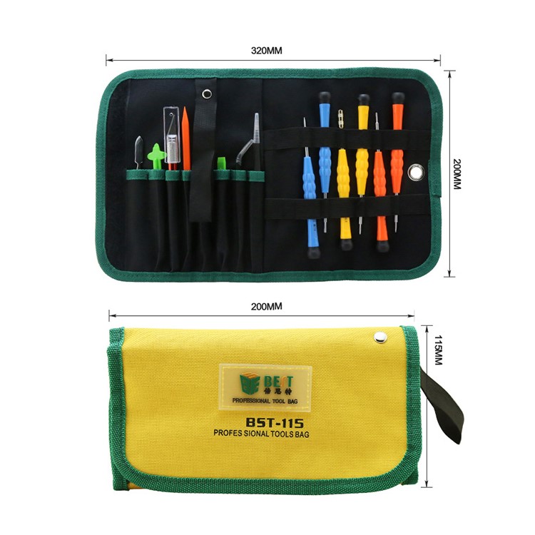 BEST BST-115 15 in 1 Multi-purpose Mobile Phone Screen Repair Tool Kit-7