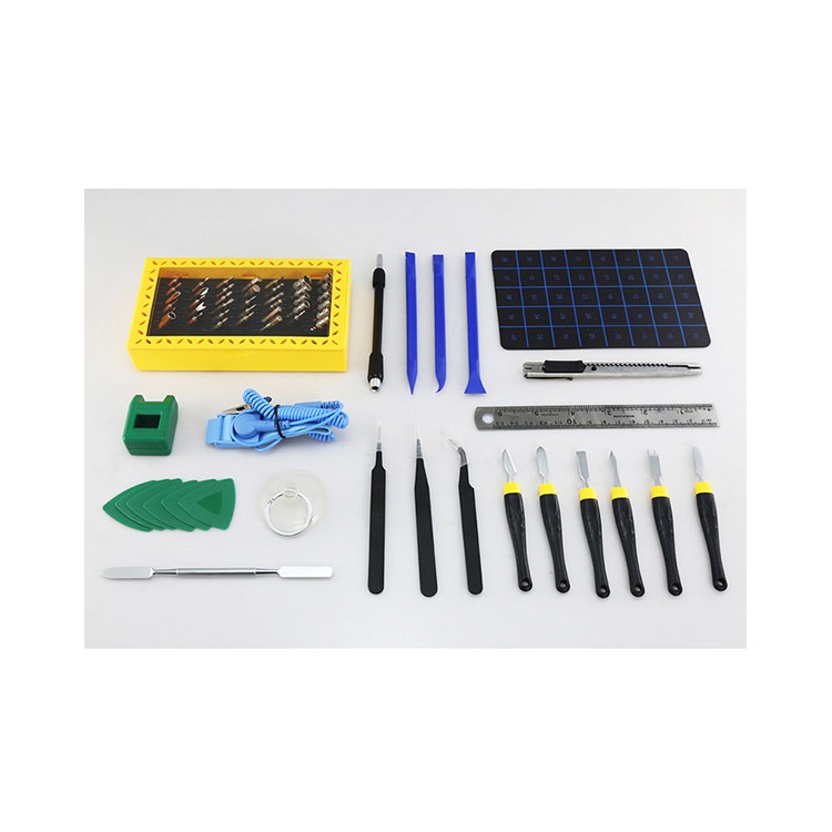 BST-118 67-em-1 Conjuntos De Ferramentas Manuais Para Iphone / Xiaomi Telefones Inteligentes Reparação De Ferramentas Kit Saco-2