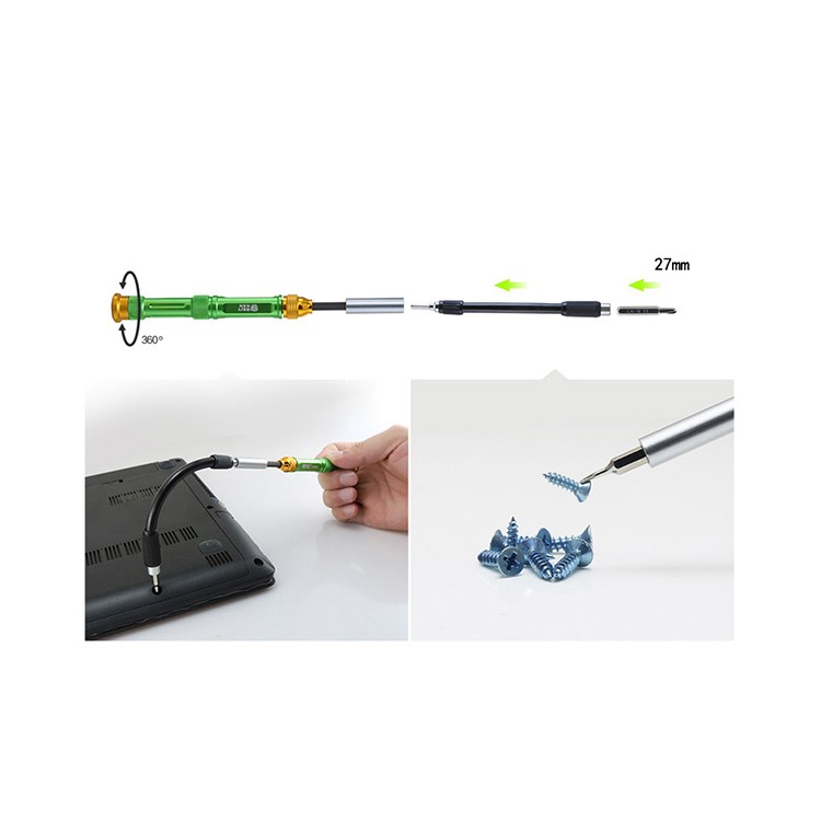 BST-118 67-em-1 Conjuntos De Ferramentas Manuais Para Iphone / Xiaomi Telefones Inteligentes Reparação De Ferramentas Kit Saco-5