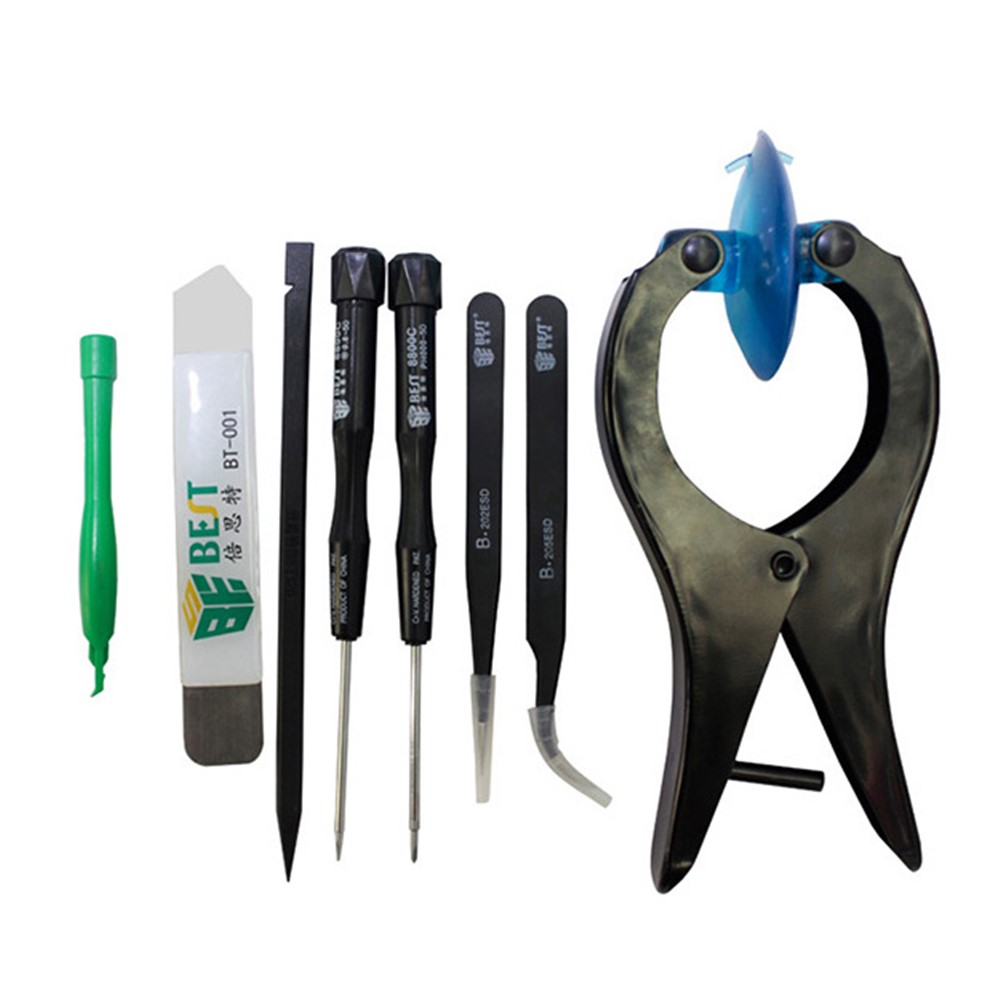 BEST BST-609 8 in 1 Multi-function Phone Disassemble Opening Maintenance Tool Set-1
