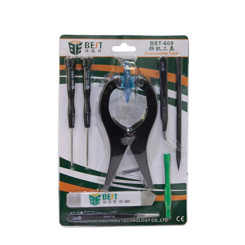 BEST BST-609 8 in 1 Multi-function Phone Disassemble Opening Maintenance Tool Set-11
