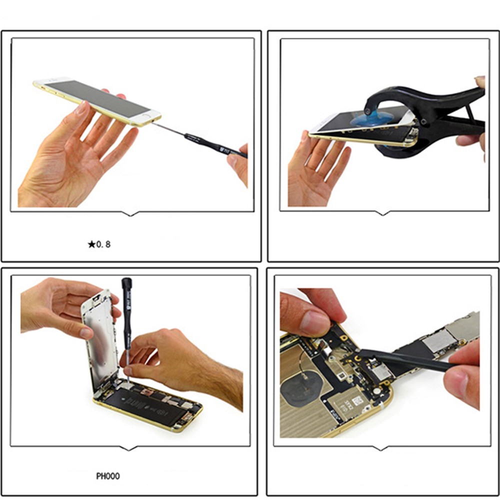 BEST BST-609 8 in 1 Multi-function Phone Disassemble Opening Maintenance Tool Set-9