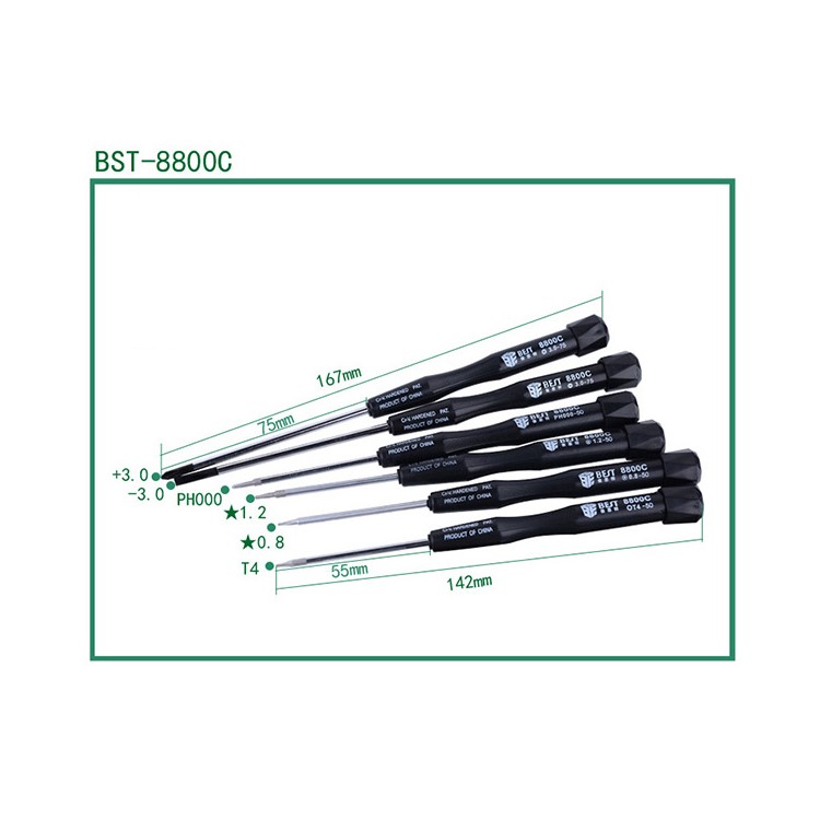 BEST BST-112 22Pcs Cell Phone Repair Kit Opening Pry Tool Set-5