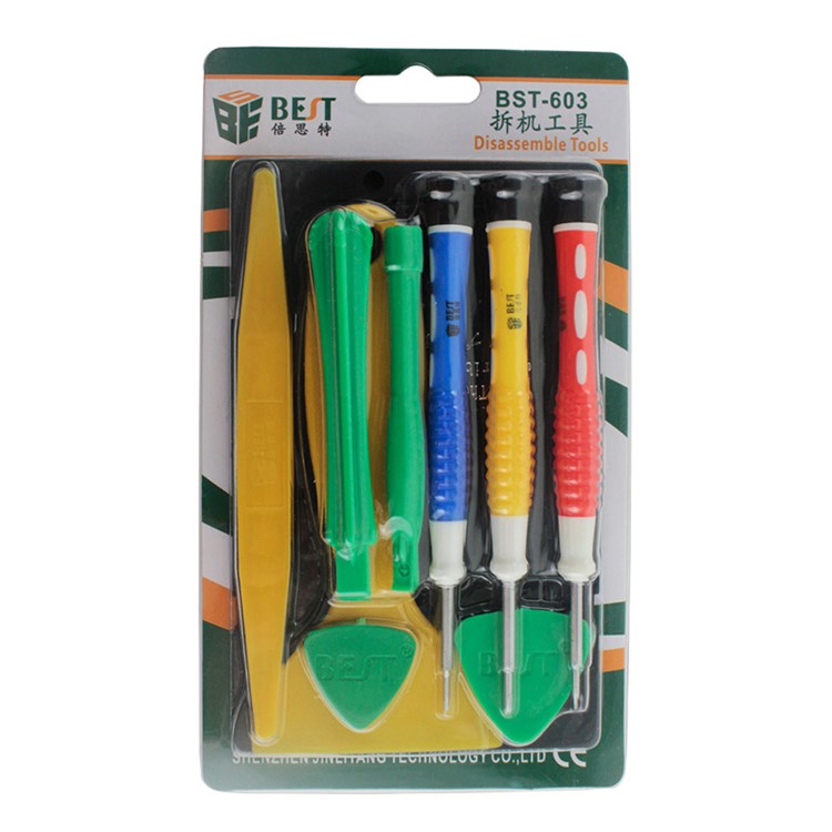 BEST BST-603 10 in 1 Professional Opening Repairing Tool Screwdrivers Set-13