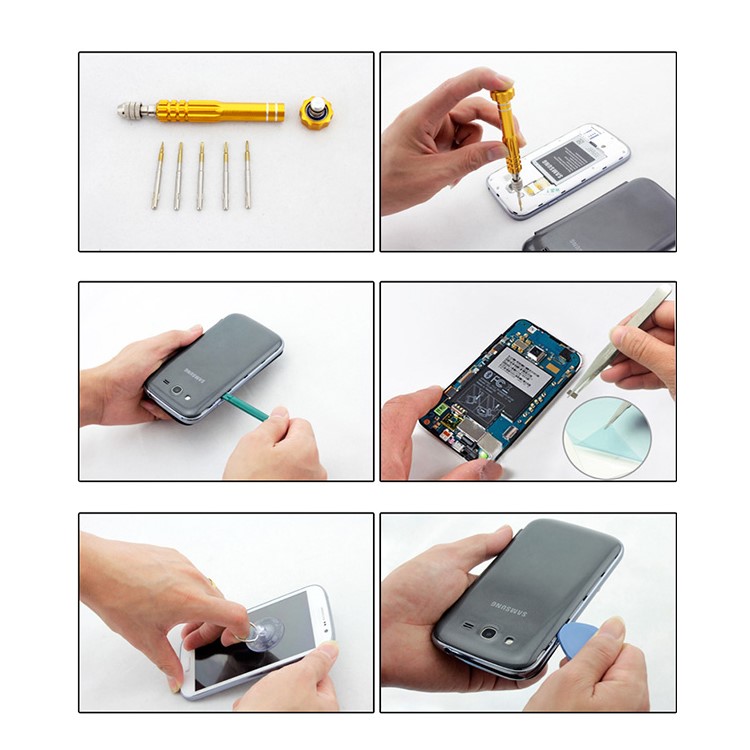 BEST BST-600 10-in-1 Screwdriver Disassemble Tool Set for Mobile Phone-4