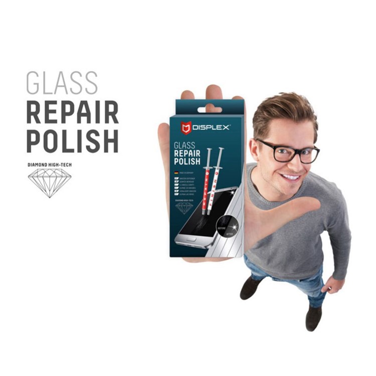 DISPLEX Smartphone Bildschirm Auto Windschutzscheibe Uhren Bildschirm Kratzerentferner Glas Reparatur Politur-4