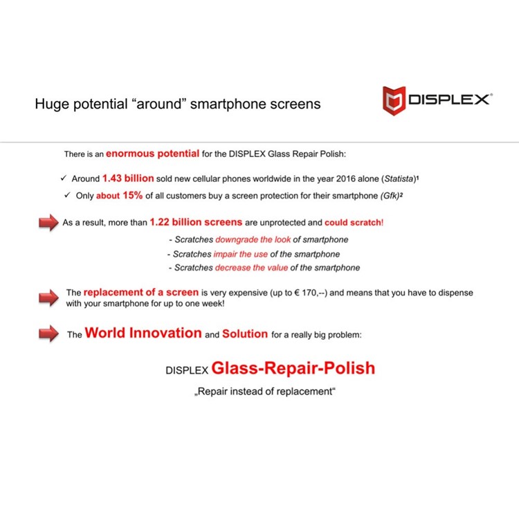 DISPLEX Smartphone Bildschirm Auto Windschutzscheibe Uhren Bildschirm Kratzerentferner Glas Reparatur Politur-8