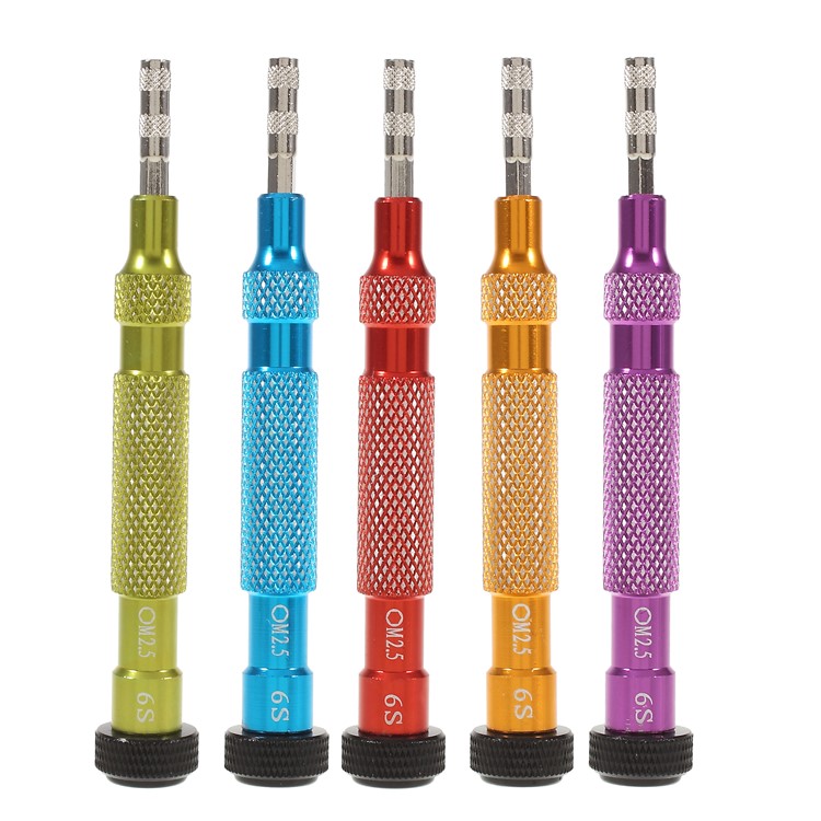 Professional Non-slip Handle M2.5 Hexagonal Screw Remover Tool - Random Color-1