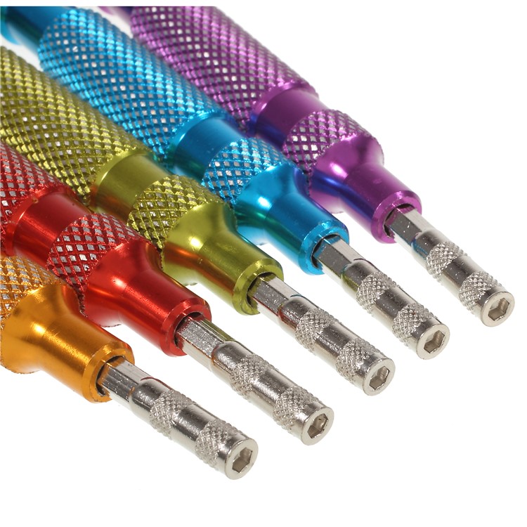 Professional Non-slip Handle M2.5 Hexagonal Screw Remover Tool - Random Color-4