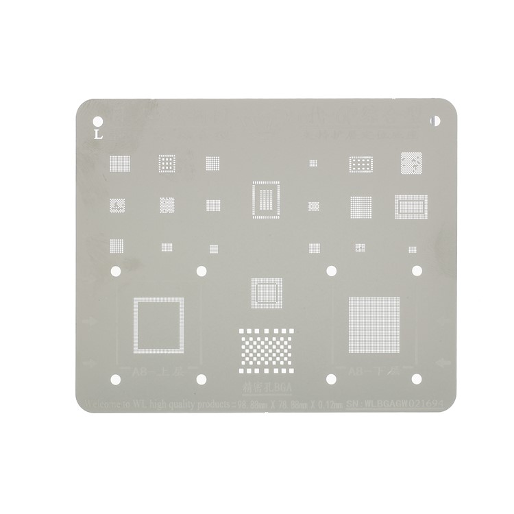 IC BGA Rework Reballing Stencil Templates for iPhone 6 4.7-inch / 6 Plus 5.5 inch-1
