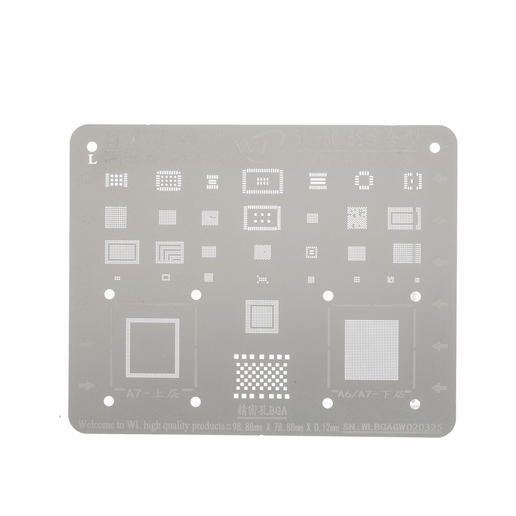 IC BGA Überarbeiten Reballing Schablone Vorlagen Für Iphone 5s / 5c-1