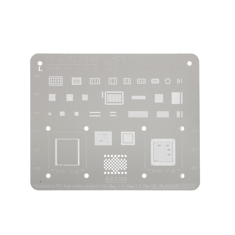 IC BGA Rework Reballing Stencil Templates for iPhone 7 4.7-inch / 7 Plus 5.5 inch-1