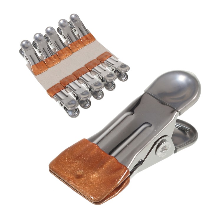 10PCS/Pack Anti-slip Metal Clothes Socks Clips-1