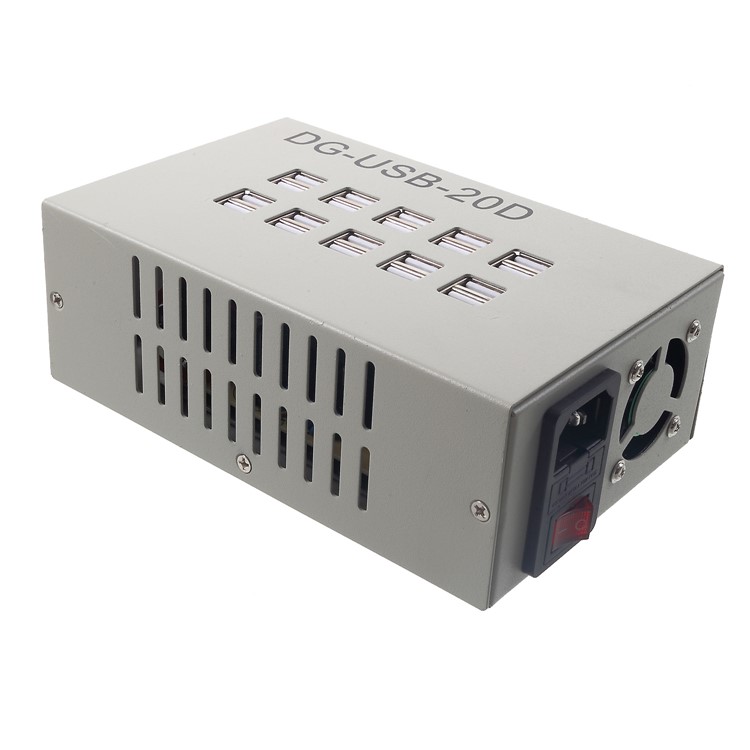 SDK DG-USB-20D 60W 12A Multifunktionsadapter Mit 20 USB-Ladeanschlüssen - EU-Stecker-4