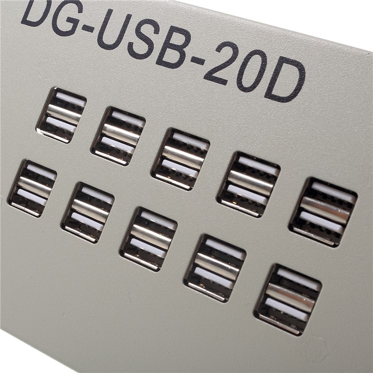 SDK DG-USB-20D 60W 12A Multifunktionsadapter Mit 20 USB-Ladeanschlüssen - EU-Stecker-7