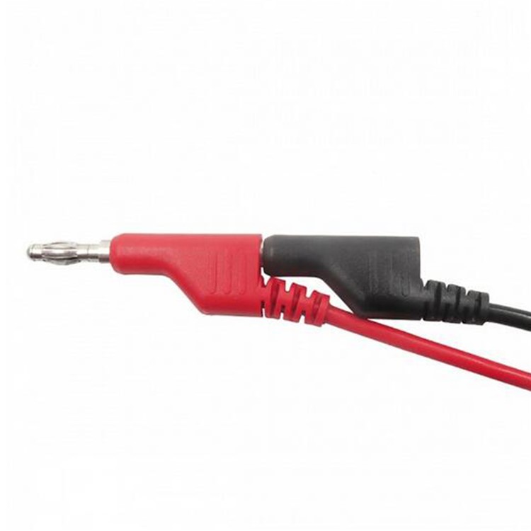 5Pcs/Set Double-Headed Alligator Clip Wire Test Line High-Voltage Silicone Leads 1m-7