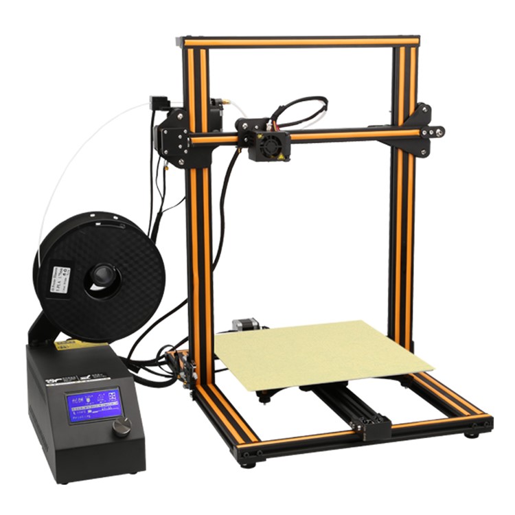 

Комплект CREALITY 3D CR-10S С Высокой Точностью DIY 3D, Размер Печати 300x300x400 Мм - Оранжевый / Соединенное Гнездо