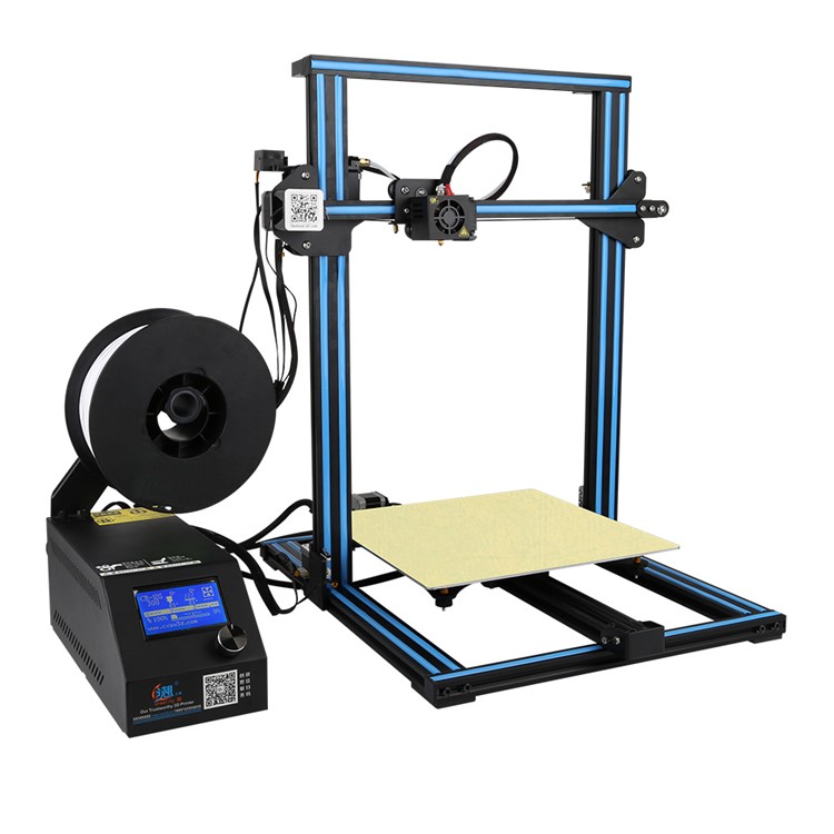 

Комплект CREALITY 3D CR-10S С Высокой Точностью DIY 3D, Размер Печати 300x300x400 Мм - Синий / Американская Вилка