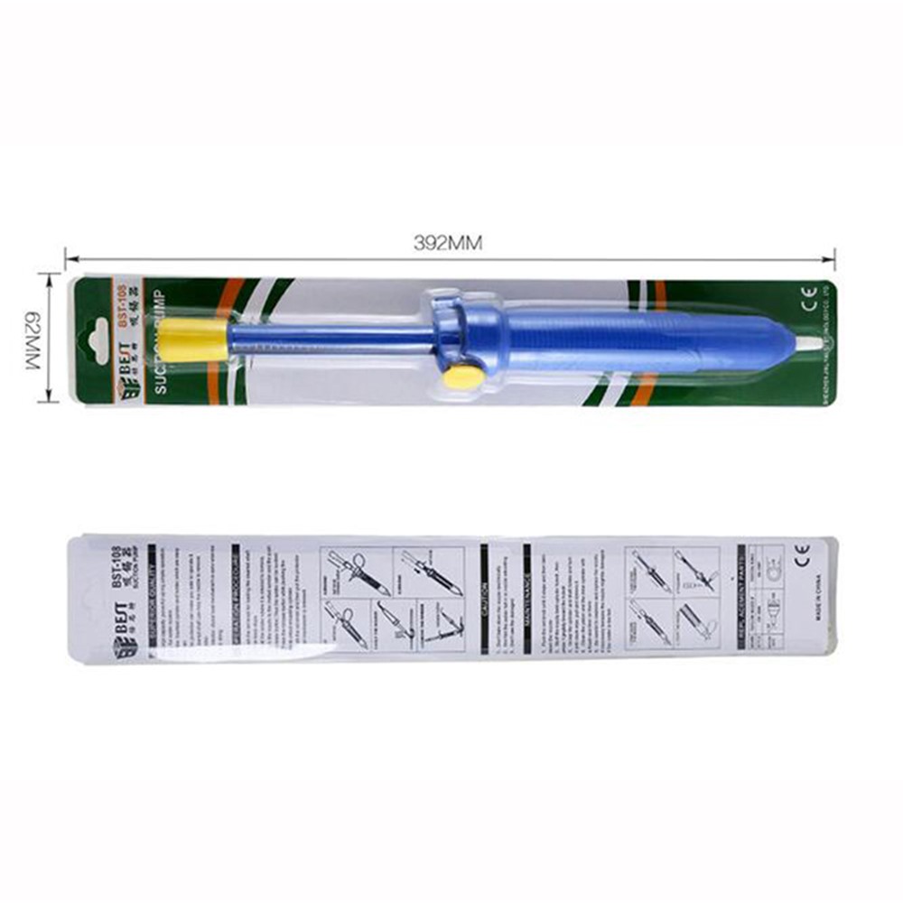 BEST BEST-108 Manual Suction Tin Pen Rod Electronic Flux Tool Solder Sucker-4