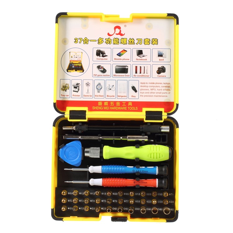 37-in-1 Magnetic Precision Screwdriver Bits Tools Set for iPhone iPad Samsung-2