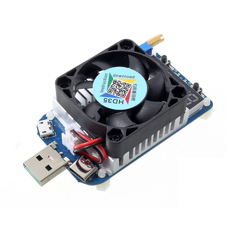 HD35 35W Electronic USB Load Constant Current Battery Capacity Tester-1