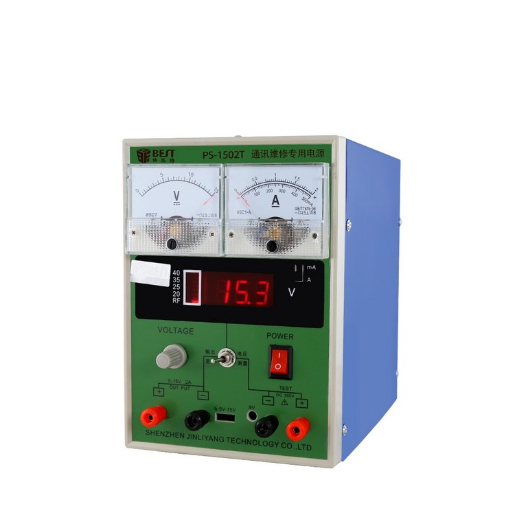 BEST BST-1502T DC Regulated Maintenance Power 15V 2A for Repairing Labs Power Supply - 220V / EU Plug-1