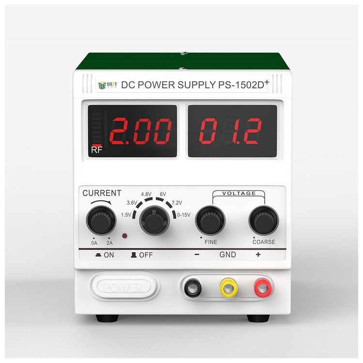BEST 1502D+ Regulated Power Supply with LED Display Signal Detecting for Cell Phone Repairing - 220V / EU Plug-4