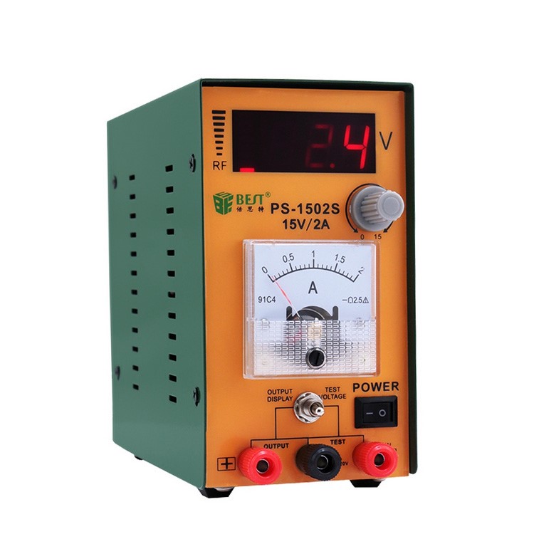 BEST BST-1502S DC Power Supply 0-15V Maintenance Tool for Mobile Phone Repairing Labs - 110V / US Plug-1