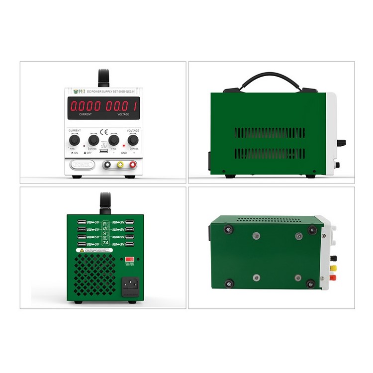 Meilleure Alimentation AC / DC Réglable 305D 30V 5A Avec 8 Ports USB Pour La Réparation De Téléphones Mobiles - 110V / Prise Américaine-5
