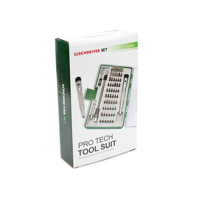 TG6400 64-in-1 Multi-function Precision Screwdriver Bit Set Hand Tool - Green-5