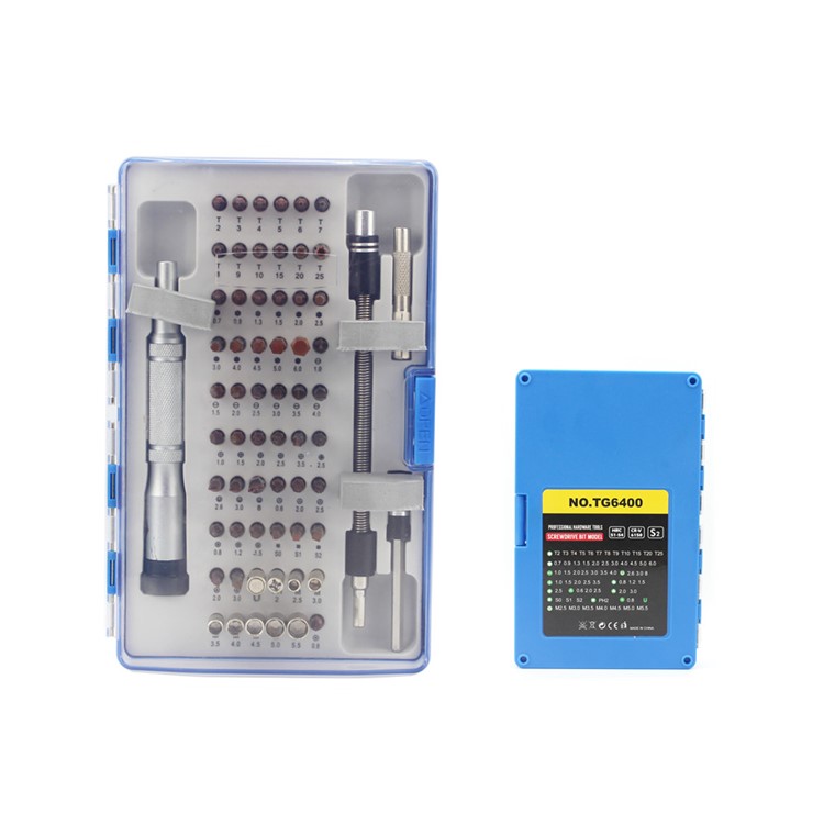 TG6400 64-in-1 Precision Screwdriver Set Multi-function Hand Tool - Blue-2