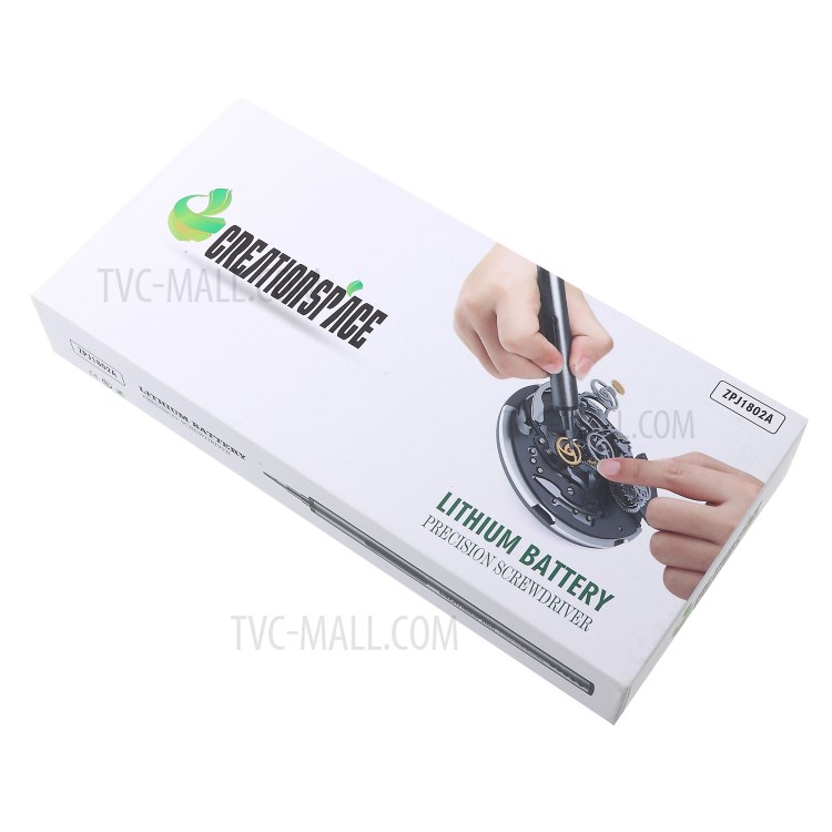 ZPJ1802A Lithium Battery Precision Electric Screwdriver Smart Repair Tool with 55 Screw Bits-18